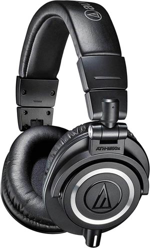 Best Audiophile Headphones For Gaming - Audio Technica ATH-M50x