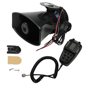 pa systems for car - Car Siren Horn 100W 7 Tone Sound Siren Horn With Mic PA Speaker System